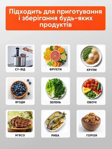 Компактний вакууматор на кухні